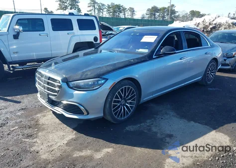 2021 Mercedes-Benz S 580 4Matic из США, поврежденный, VIN W1K6G7GBXMA042963